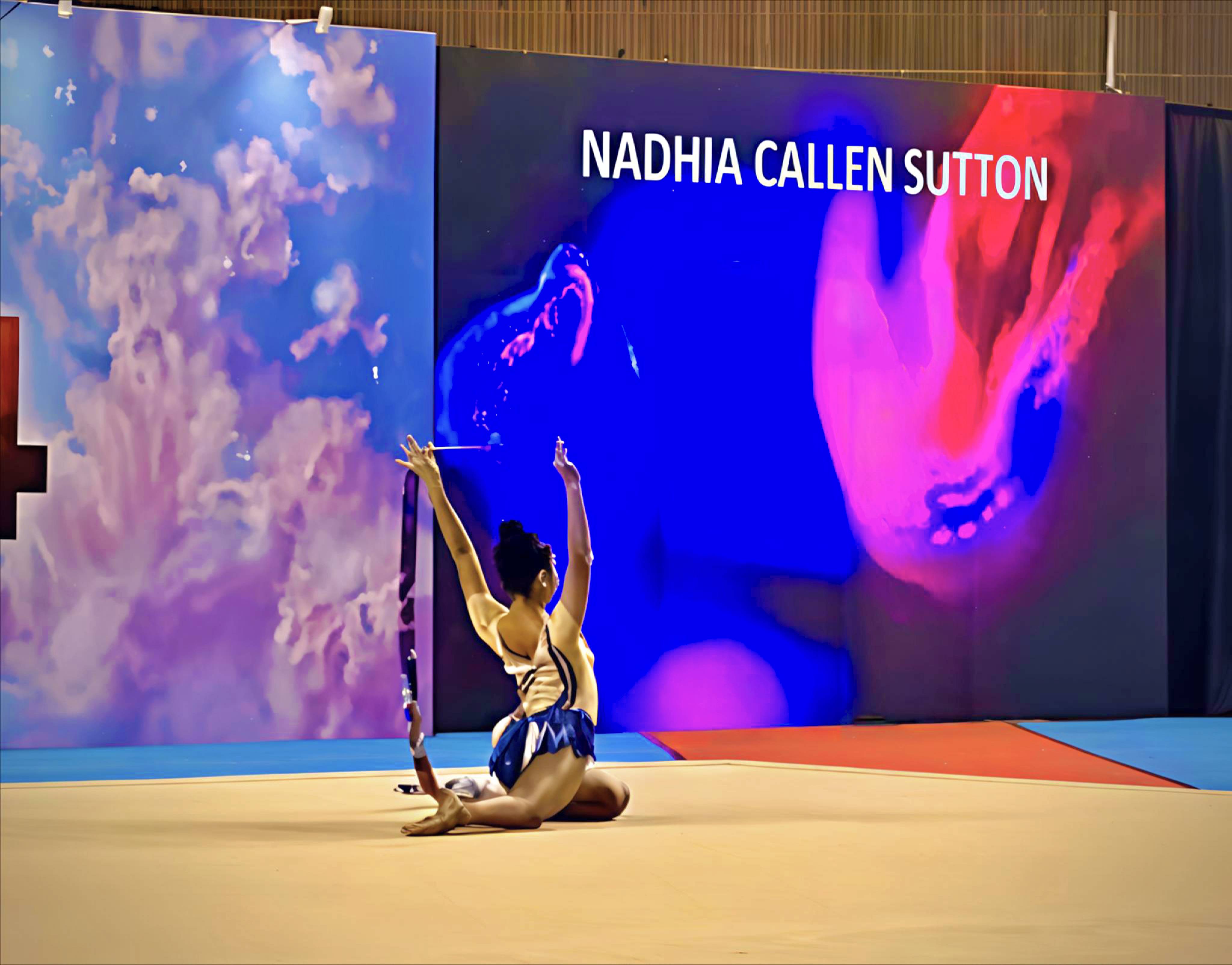 Rhythmic gymnastics performance